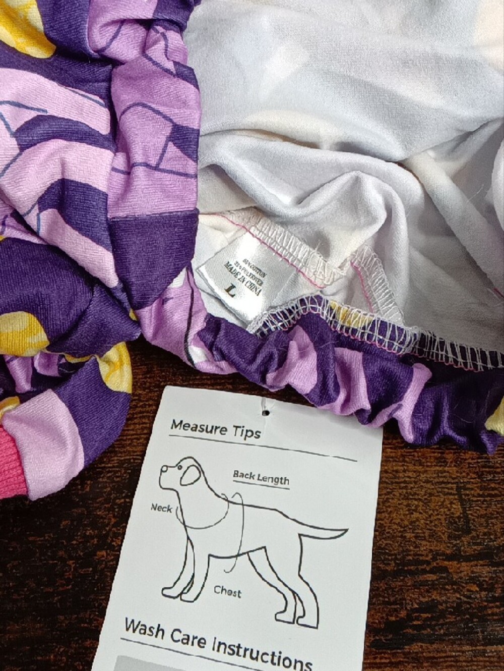 LovinPet Large Dog 🐶 Pajamas, Four-Leg Stretch Onesie Bodysuit,Size L - Picture 5 of 8
